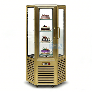 6面玻璃商用旋转蛋糕冷却展示柜 - Product Image 4