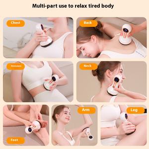 Masseur électrique de corps de soulagement de muscle de vibration de chauffage pour l'application de Gua Sha de dos de jambes de pieds - Product Image 4
