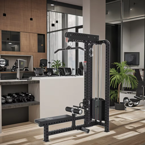 Appareil de musculation multifonction en acier pour salle de sport, avec fonctions de traction dorsale haute et basse, de traction dorsale haute et de traction dorsale basse, pour usage commercial - Product Image 4