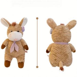 Peluche di Animali da Fattoria in Verde, Blu e Marrone, Morbidi Giocattoli a Forma di <span class=keywords><strong>Asino</strong></span> Neddy per Bambini e Bambine - Product Image 5
