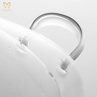 Deux verres Double faits à la main sans plomb, verre à café, expresso, tasses à café, thé, verre à boire