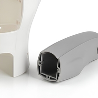 Pièces de coque de robot moulées par injection sur mesure, boîtier de robot humanoïde de service en plastique technique PC ABS, OEM