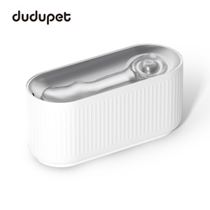 Dudupet Smart Wireless Pet Water <b>Fountain</b> 3L Oval White Automatic Filter For Cats And Dogs With App Control - Product Image 1