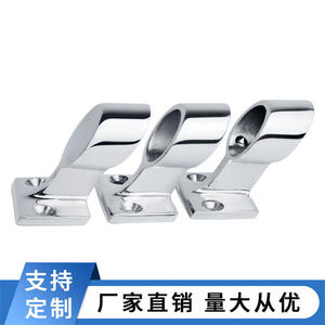 Nouveaux supports marins en acier inoxydable 316, avant, milieu, arrière, traversants, à trous aveugles, bases de fixation de tuyaux pour applications navires - Product Image 4