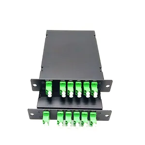 Glasvezel 16ch 18ch Mux Demux Cwdm Multiplexer 1270nm ~ 1610nm Abs Box Wdm Systeem Cassettetype Lc/Upc