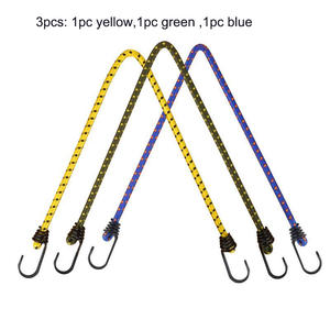 Cordon élastique en caoutchouc robuste pour l'extérieur avec 2 crochets Sangle d'arrimage pour voiture de <span class=keywords><strong>camping</strong></span> pour toutes les saisons - Product Image 6