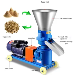 Mini Kip Vee Diervoeder Voedsel Pellet Making Machine Pluimveevoer Pellet Mill Pelletizer Machine