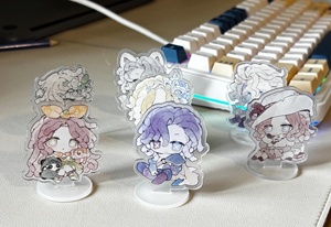 OEM Odm อะคริลิคสแตนดี้ Identity V อะคริลิคสแตนดี้ ตัวละครคนที่ห้า นักบวช นักกายกรรม กองทัพอากาศ ฟาร์โอ เลดี้ รุ่น Q ชิบิ ฟิกเกอร์ - Product Image 1