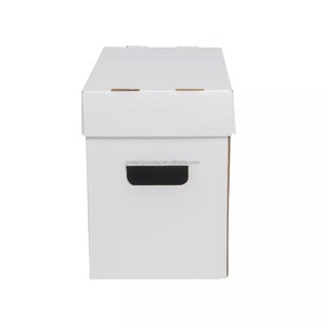 Boîte de rangement en carton ondulé pour magazines et bandes dessinées courtes - Product Image 6