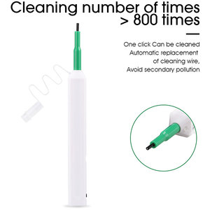 Adaptador de Brida SC FC ST de Baja Pérdida, Limpiador de Extremos de Fibra Óptica FTTH, Lápiz Limpiador de Conectores de Fibra Óptica de 1.25mm y 2.5mm - Product Image 4