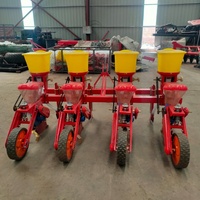 Mini tracteur agricole à 4 rangées maïs sorgho soja maïs semoir planteur sans semoir pour plantation et semis pour usage agricole
