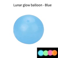 YIWUPOWER Balle lumineuse collante pour plafond, balle collante murale, balle à presser, cible de tir, balle élastique anti-stress, jouet d'Halloween