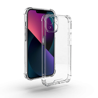 Coque transparente pour iPhone 13 TPU PC Phone Clear Coques pour iPhone 13 12 11 pro max XR XS MAX 8 7 Plus 6s