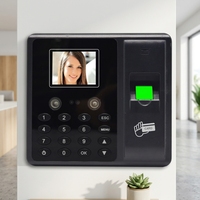 Machine de pointage des présences par reconnaissance faciale et empreintes digitales avec stockage sur carte mémoire pour plusieurs types de portes
