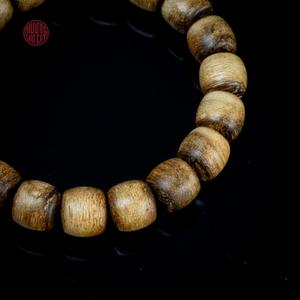 Bracelet artisanal en bois d'agar naturel Lu Thong, perles rondes de 10 mm, qualité 1, bijoux en oud - Product Image 2