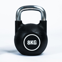 Kettlebell de compétition MKAS en fer de 8 kg pour entraînement de force à domicile et fitness – Vente en gros