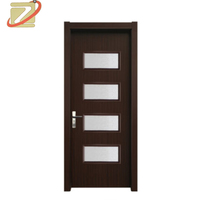 ZS WPC moderne intérieur complet WPC porte ensemble bois massif Simple isolation phonique humidité anti-insectes porte personnalisable