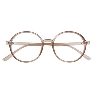 Montura de gafas redondas retro Qianai TR90 con filtro de luz azul, gafas de miopía lisas para mujeres, hombres, unisex - Product Image 5