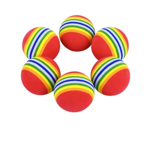 Nhà Máy Chất Lượng Cao Cấp EVA Bọt Cầu Vồng Bóng Màu Sắc Tùy Chỉnh Mềm Quả Bóng Cho Mèo Hoặc Con Chó Đa Màu Massage Bọt Bóng - Product Image 4