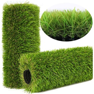 Herbe <span class=keywords><strong>synthétique</strong></span> durable du vert 40mm d'herbe <span class=keywords><strong>de</strong></span> tapis artificiel résistant au feu <span class=keywords><strong>de</strong></span> catégorie supérieure pour le jardin et l'aménagement paysager - Product Image 2
