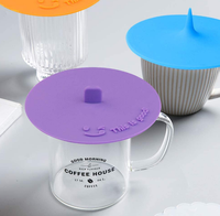 YDS vente en gros, couvre-tasse en Silicone 100% sans BPA, couvercle de boisson en Silicone, couvercles d'aspiration