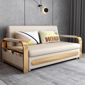 Divano Letto Pieghevole Personalizzabile con Contenitori per Arredamento <span class=keywords><strong>Soggiorno</strong></span>, Opzioni Divano e Letto Convertibili - Product Image 3