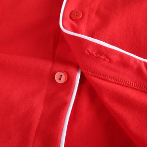 Pijamas de Algodón para Niños, Color Sólido, Ropa de Dormir Navideña para Niñas, Invierno, Sin Pedido Mínimo - Product Image 4