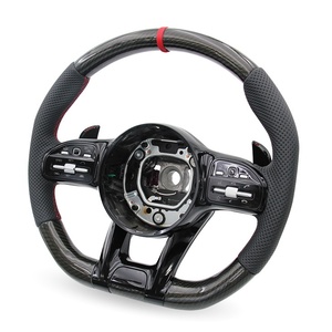 Volant en fibre de carbone en gros pour <span class=keywords><strong>Mercedes</strong></span> Benz C63 <span class=keywords><strong>AMG</strong></span> W213 W203 W222 W176 X164 - Product Image 1