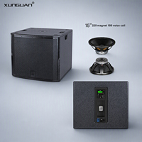 RD-H15SA/ RD-H18SA 15/18 İnç Aktif Subwoofer 2x500W DSP Amfi, LCD Kontrol, XLR Giriş, Powercon Bağlantısı ile Profesyonel Bas Sahne Sistemi için