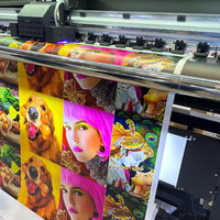 Impresora UV de rollo a rollo de 3.2m (10 pies) de gran formato para pancartas flexibles, la más vendida, con cabezales I3200-U1/512i/1024i