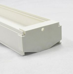 Canal UPVC en <span class=keywords><strong>plastique</strong></span> PVC extrudé personnalisé pour l'hydroponie horizontale NFT, jardin vertical, plantation alimentaire, qualité alimentaire - Product Image 3