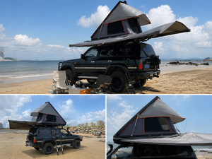 Tenda da Tetto in Alluminio 4x4 2026, Bestseller per Avventure All'aperto, Impermeabile per Tutte le Stagioni, per 2-3 Persone, Apertura Rapida Automatica, Ideale per <span class=keywords><strong>Viaggi</strong></span> - Product Image 2