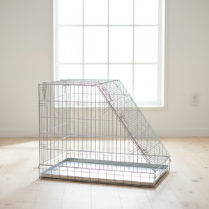 <span class=keywords><strong>Cage</strong></span> à chien en métal en gros d'usine, <span class=keywords><strong>cage</strong></span> à animaux en fil incliné, galvanisée, noire, grand espace, facile à assembler, portable, durable, pour les voyages - Product Image 2