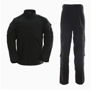 Pantalon cargo camouflage noir personnalisé DFP11, uniformes ACU, veste et pantalon avec 8 poches multiples, autres matériaux - Product Image 2