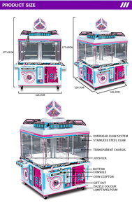 <span class=keywords><strong>Mini</strong></span> Macchina Artiglio Gigante per Premi, Giocattoli, Bambole, Caramelle, con Funzionamento a Moneta e Accettatore di Banconote - Product Image 6
