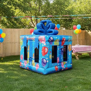 Château gonflable commercial personnalisé de style cadeau, directement de l'usine, pour la <span class=keywords><strong>location</strong></span> de fêtes, magnifique <span class=keywords><strong>maison</strong></span> de saut gonflable pour enfants - Product Image 2