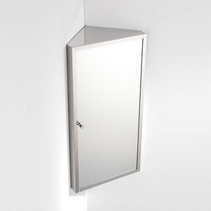Petite <span class=keywords><strong>toilette</strong></span> coin salle de bain en acier inoxydable <span class=keywords><strong>miroir</strong></span> armoire murale <span class=keywords><strong>miroir</strong></span> armoire à bijoux - Product Image 2