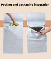 Alimentation à faible bruit Pre  Sacs en polyéthylène ouverts pour emballage complet  Sac automatique  Machine d'emballage avec options de épaisseur personnalisées