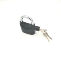 Samhoo Nouvelle Arrivée Cadenas Robuste avec Alarme Intelligente Étanche Sécurité Maximale en Alliage d'Aluminium