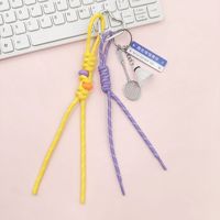 Lanières en nylon tressé écologiques en gros, disponibles en plusieurs couleurs, avec boucle de sécurité pour porte-clés de voiture, breloques de sac, accessoires de bricolage