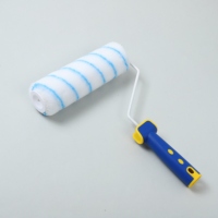 Fabricant chinois de brosses à rouleaux en polyester de qualité industrielle et DIY pour la peinture des murs et des maisons, application de mastic