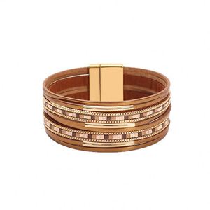 Pulsera de Cuero Ajustable, Artículo de Alta Rentabilidad para Mayoristas, Protección UV, Regalo Navideño para Mujer, Color Certificado - Product Image 5