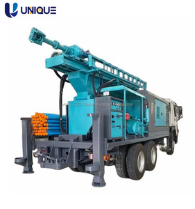 hydraulic 350m well drilling machine <b>mounted</b> drilling <b>truck</b> price diesel water well drilling rig for sale - Product Image 6