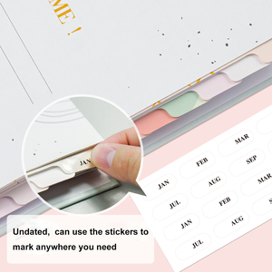 Agenda A5 à spirale rigide sur le thème <span class=keywords><strong>de</strong></span> la plage et <span class=keywords><strong>de</strong></span> l'océan avec logo OEM, personnalisable, avec planification hebdomadaire et mensuelle, pour l'école, le bureau, vente en gros - Product Image 4