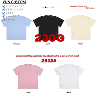 T-shirt Homme Oversize en Coton 230 GSM avec Imprimé Éclaboussures de Peinture de Haute Qualité, Personnalisable par Sérigraphie, Idéal pour le Dropshipping