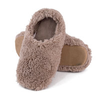 2024 femmes populaire en peluche hiver chaud maison intérieur sol chambre anti-dérapant chaussons bottes pantoufles avec doublure Sherpa
