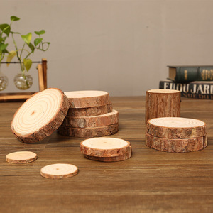Rodajas Decorativas de Madera de Pino Mystic Arts con Vetas Naturales para Manualidades y Decoración del Hogar - Product Image 2