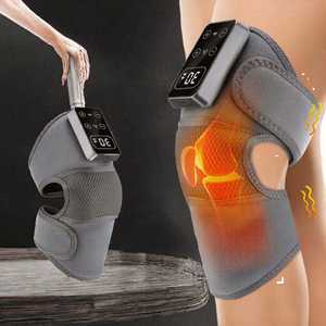 <b>Support</b> Brace Joint Cordless Electric <b>Knee</b> Massager Levels Thermal Massage with Vibrations and <b>Heating</b> - Product Image 2