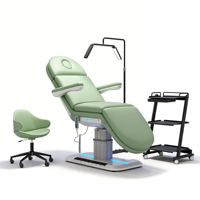 Nouveautés : Lit de beauté électrique pour salon, lit de soin du visage incurvé, lit de massage de luxe pour spa, lit pour extensions de cils