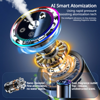 Star Top Intelligent Glass Car Aromatherapy Machine Parfum Lampe Spray avec Atmosphère Voiture Purificateur D'air Fournitures